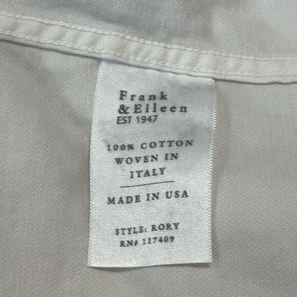 FRANK & EILEEN RORY SHIRT DRESS | VINTAGE WHITE Medium - Picture 12 of 13